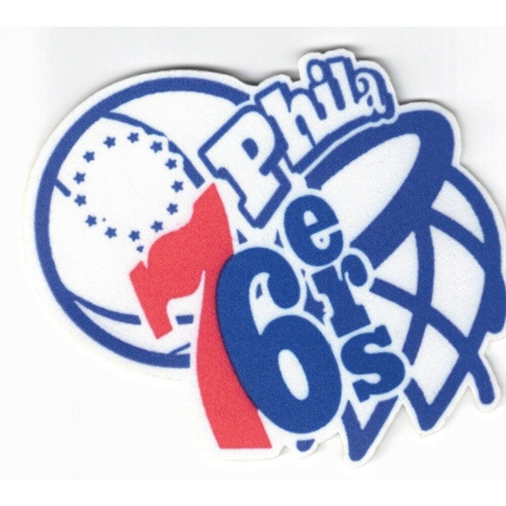 Philadelphia 76ers Net Logo NBA Embroidered 3in Iron / Sew-On Patch